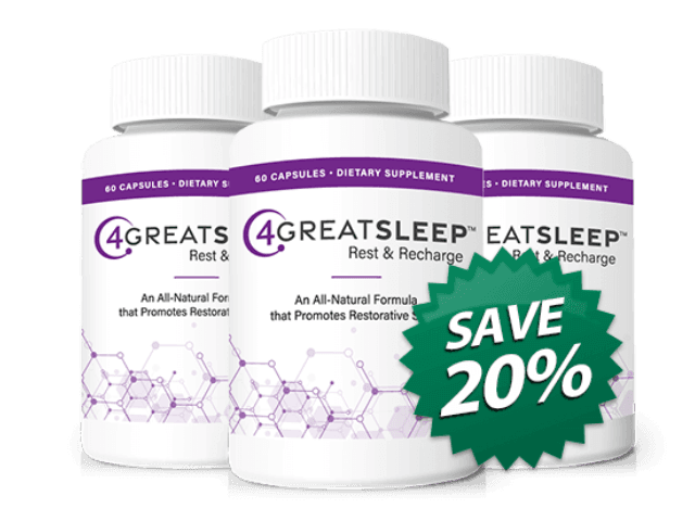 4GreatSleep 3 bottles — Save 20%